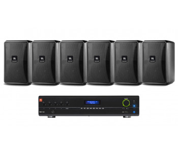 Комплект акустики 6 настенных динамиков JBL Control 28-1 | Bluetooth | 6х60Вт